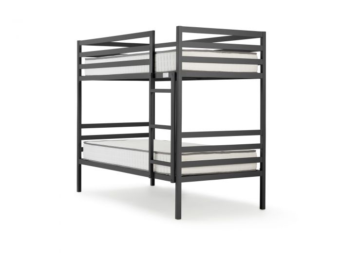 Academy Graphite Metal Bunk Bed On Sale Now Bedtime