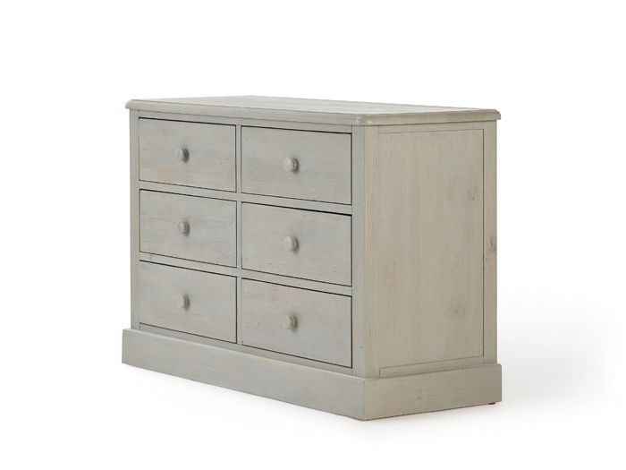 Woody Greywash 6 Drawer Dresser On Sale Now Bedtime